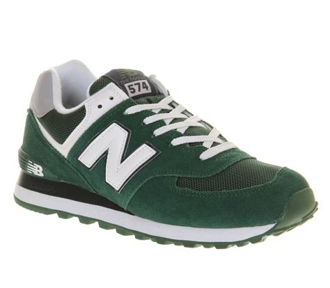 new balance 574 men's shoes green